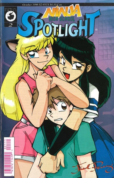 Ninja High School Spotlight 2 Fred Perry NHS Gold Digger Furry Near Mint-image