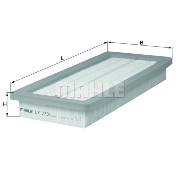 Mahle Filtereinsatz Luftfilter FüR Fiat Qubo Fiorino Kasten/Kombi CitroëN Nemo-image
