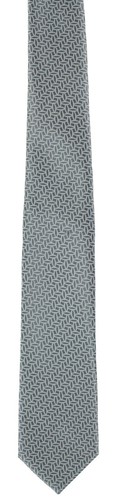 Michelsons of London Outline Geometric Polyester Tie - Picture 10 of 18