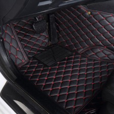 Luxury Custom Car Floor Mats Black Red Fits Bmw 5 Series E60 F10 520i 525i 528i Luxury Custom Car Floor Mats Black Red Fits Bmw 5 Series E60 F10 520i 525i 528i