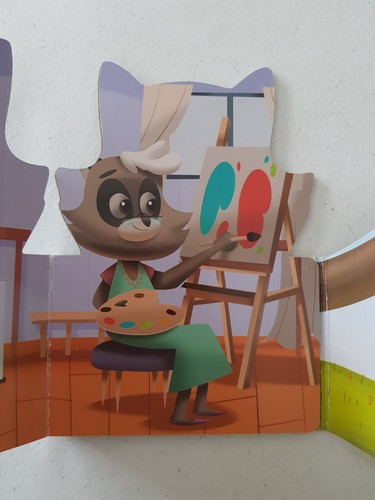 Hugs & Kisses Board Book - Grandma Loves Me 2017 Lake Press Raccoon - Imagen 9 de 11