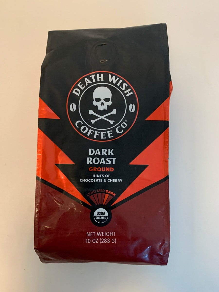 Fair Trade Ground Coffee Death Wish Coffee Ground Dark Roast - USDA ...