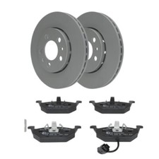 ATE BREMSEN KIT SET VORNE + 2 BREMSSCHEIBEN Ø 256mm + 4 BREMSBELÄGE VW POLO 9N