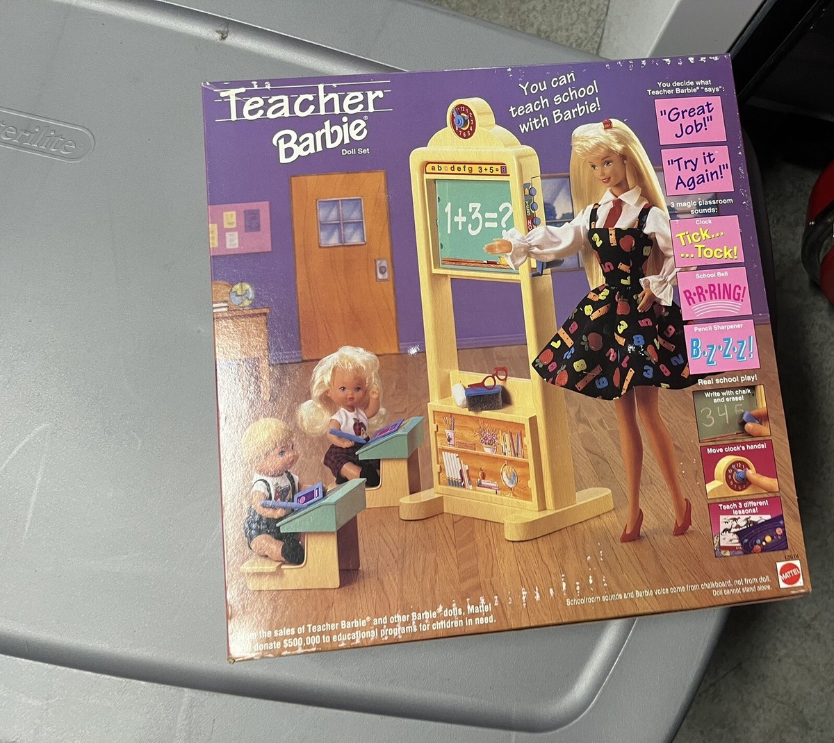 Teacher Barbie Doll-First Edition Recalled No Underwear-Vtg 1995
