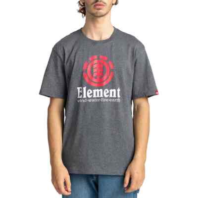 Element Men's Vertical T-Shirt – Organic Cotton Jersey, Regular Fit | Screen Print Graphic Tee - View #8