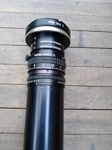 SCHNEIDER MAKRO UNIFOC 12 17,4-29,4 mm fornito con adattatore C per fotocamera Nikon - Foto 2 di 9