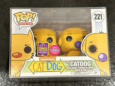 Funko Pop Animation 221 Nickelodeon Catdog SDCC 2017 Flocked RARE 