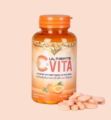 Vitamin C Ultimate C-Vita Plus Collagen Citrus Zinc Gluta 1000 mg Antioxidant - Picture 5 of 9