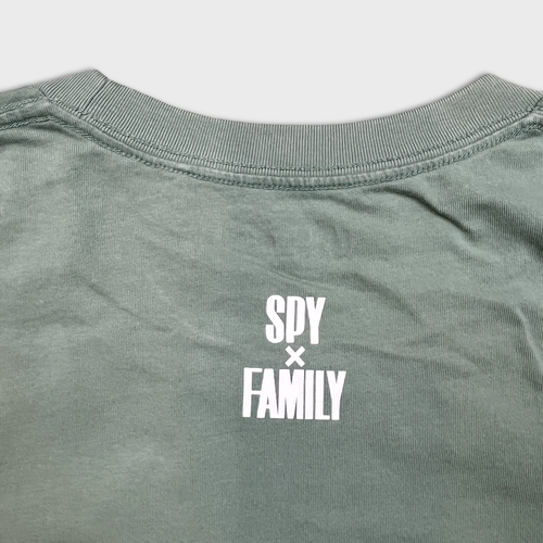 Uniqlo x Spy Family T-Shirt Herren Large Grün Kurzarm Anime Tasche Tee - Bild 5 von 8