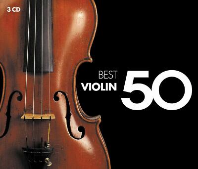 50 Best Violin by Various (CD, 2019, 3-CD, Warner Classics) *NEW* *FREE Ship*
