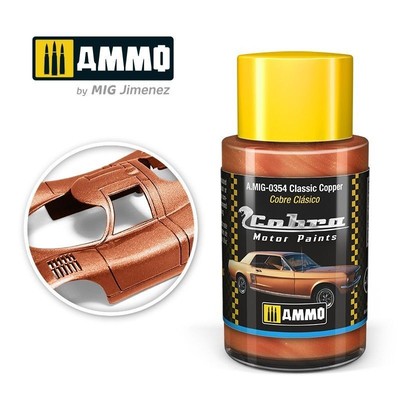 Ammo MIG 0354 - Cobra Motor Classic Copper 30ml - Neu