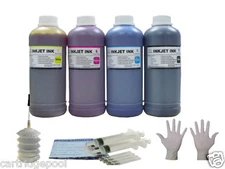 *4x500ml ND® refill ink  HP Lexmark  Dell Canon Brother HP refill ink 4x16oz/2G