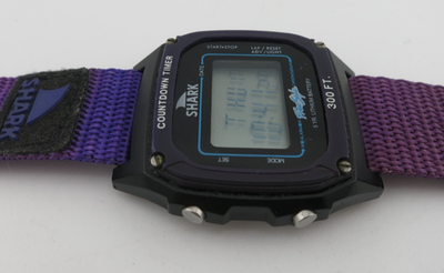 Vintage Freestyle Shark Black and Purple Digital Watch - New