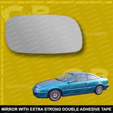For Vauxhall Calibra wing mirror glass 90-97 Right Driver side Spherical
