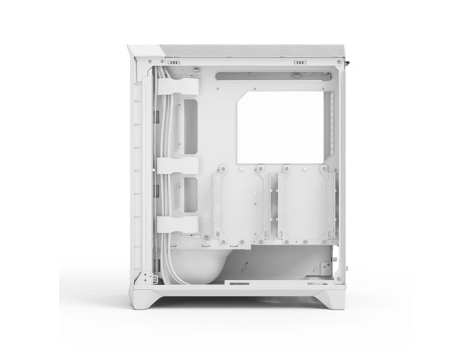 Fractal Design Meshify 3 ATX mATX Mid Tower PC Case - White Chassis with Clear - Image 4 of 4