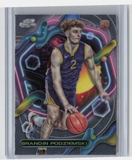 2023-24 Topps Chrome Cosmic #167 Brandin Podziemski RC