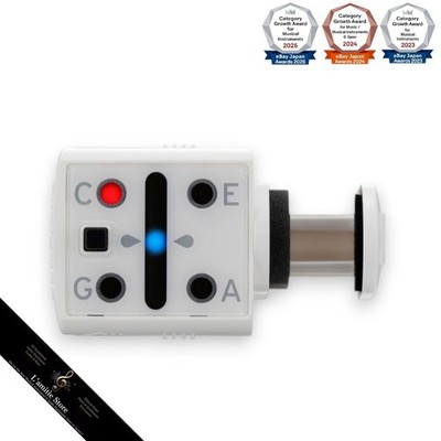 KORG MiniPitch WH Compact Ukulele Tuner Beach White Japan New