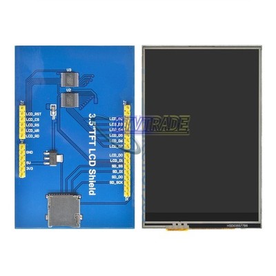 3.5''   Touch Screen Full Color LCD Module 480 *lm