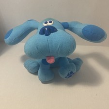 Vintage BLUES CLUES PLUSH Toy 1997 Tyco "POSE A BLUE" Stuffed Animal