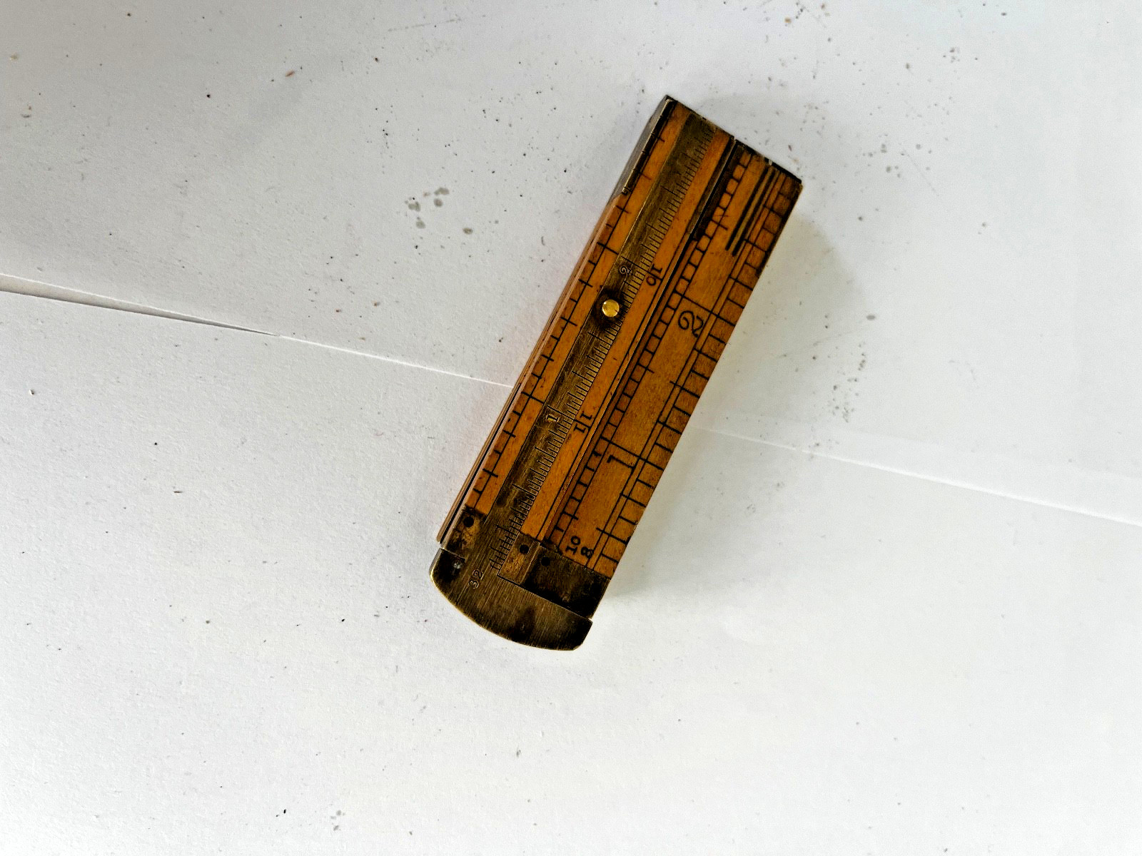 Rabone No 1211 folding rule with caliper