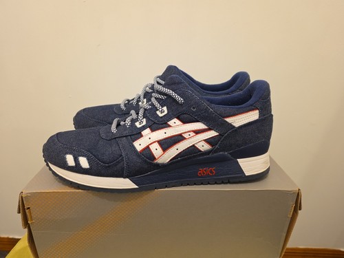 Ribete Denim KITH Asics Gel-Lyte III Ronnie Fieg H20CK Talla 11 (44) - Imagen 3 de 7