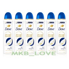 Image of Dove Anti-Perspirant Advanced Care Original 72H  for Women, 150ml choose 3 0r 6