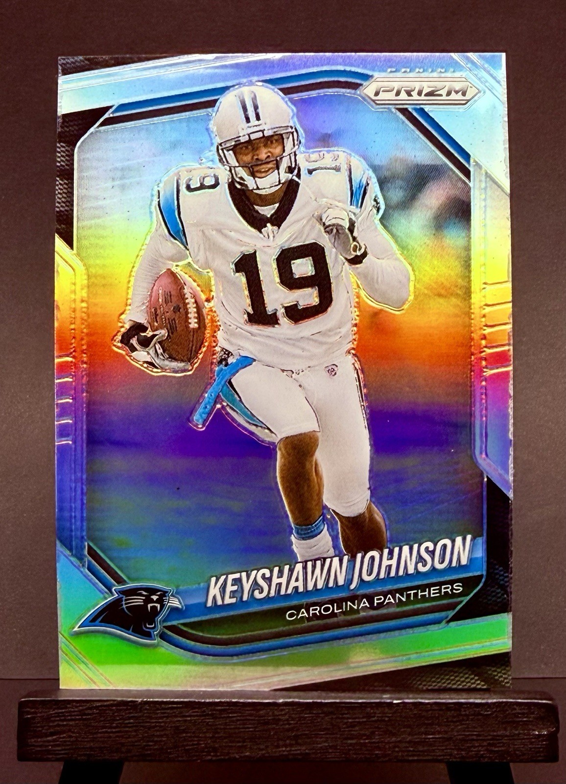 Keyshawn Johnson Silver Prizm #264 Panthers Football Legend 7/11