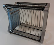 Disc Holder Storage DVD Tower Rack Steel Wire Stand Holds 13 DVDs Games