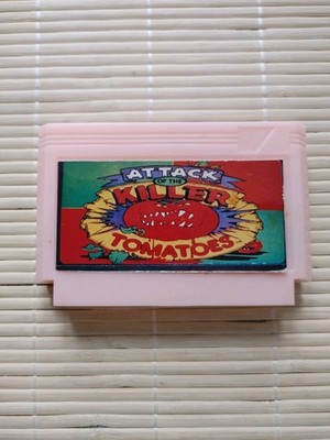 Attack Of The Killer Tomatoes - Famicom Famiclone Dendy 8bit Cartridge