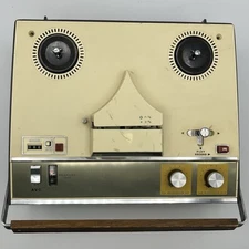 Sears Reel To Reel Tape Recorder - Model 8230 - Motor Runs - Needs Belt - PARTS