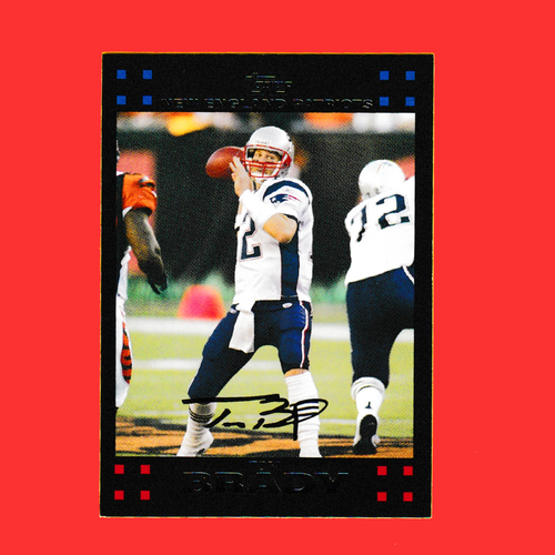 2006 Topps 28 Tom Brady - New England Patriots - Bild 1 von 2