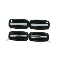 Chrome Lever Exterior Door Handles Set for 1999-2007 Silverado Escalade Tahoe