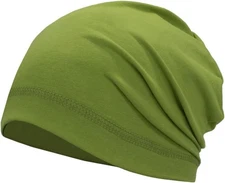 Lightweight Cotton Beanie, Summer Skull Caps, Breathable Thin Sleep Hats