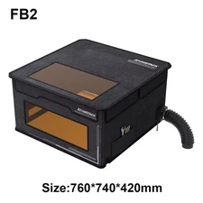 FB2 Fire Resistant Laser Engraver Enclosure with 3-Layer Fabric 760X740X420Mm fo