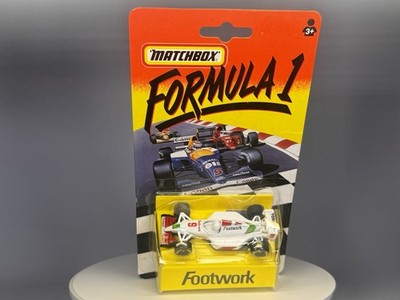 Matchbox F-1 Racing Car Footwork No.9 Formel 1 Spielzeug Modellauto 75mm in BP RAR d