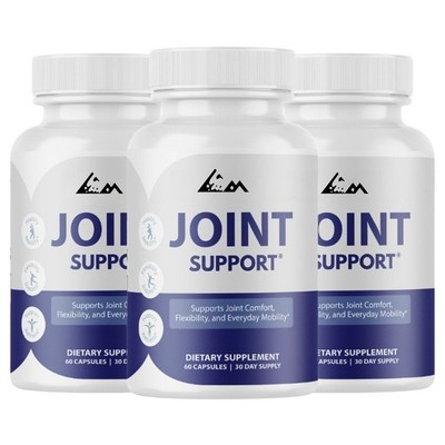 Joint Support Glucosamine, Turmeric & MSM, Flexibility Supplement - 3 Bottles