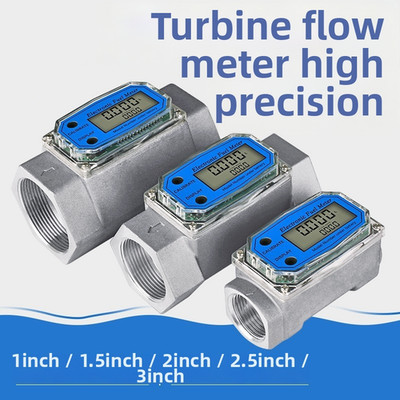 Turbine Flow Meter for Industrial Automation and Remote Transmitter Use