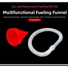 Fuel Funnel with Long Flexible Hose for Easy Filling For Cars and Motorcycles