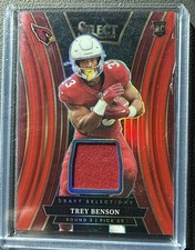 2024 Panini Select -Draft Selection Memorabilia Trey Benson #DSM-TBN Red Prizm