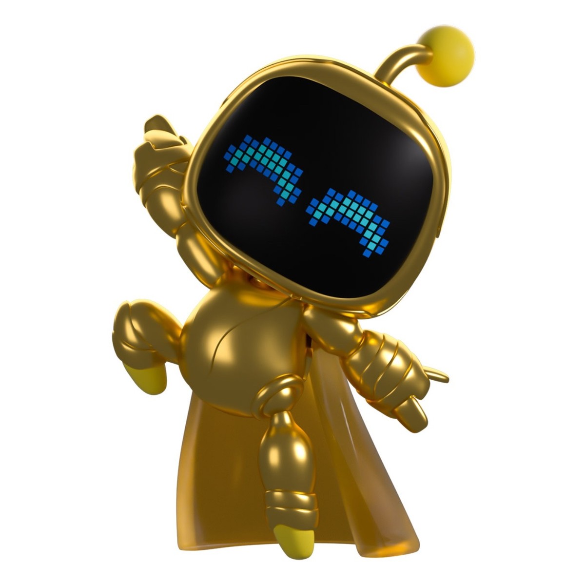 YouTooz Astro Bot GOLD Chrome Vinyl Figure Statue Official