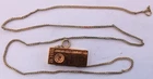 AFRICAN GOLD COMPANY LTD GOLD PLATED INGOT WITH 44cm CHAIN Jewellery Necklace