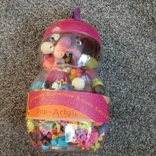 Jewels B. Pop Arty Large Beads Girl Gift Bracelet Making great condition