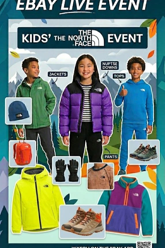 Kids Back To School Sale $1 Starts, Up to 80% off Retail - North Face, Nike