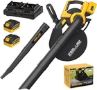 40V Cordless Leaf Blower & Vacuum, 3-In-1 Leaf Vacuum Mulcher with Bag, 360CFM 5
