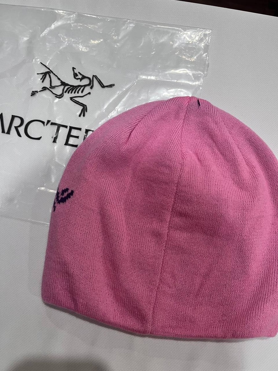 Arc'teryx Bird Word Beanie – Pink Bliss Arctic Silk – Winter Toque