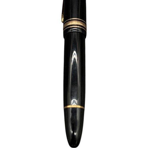 Montblanc Meisterstuck 149 Black & Gold 14C Fountain Pen GERMANY - 第 8/10 張圖片