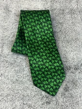 Men's Italo Ferretti Silvi Marina Luxury Silk Tie Italy  Geometric