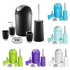 Bathroom Accessories Set 6 Pcs Bathroom Set Ensemble Complete Soap Dispenser Too