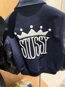 ジャケット・アウター STUSSY KING VARSITY JACKET/ XL King Varsity