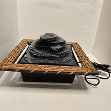 Pier 1 Imports Lombok Fountain Indoor Tabletop Water Feature Serene Relaxing